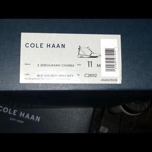 Cole Haan brown walnut chukka 11 brand new